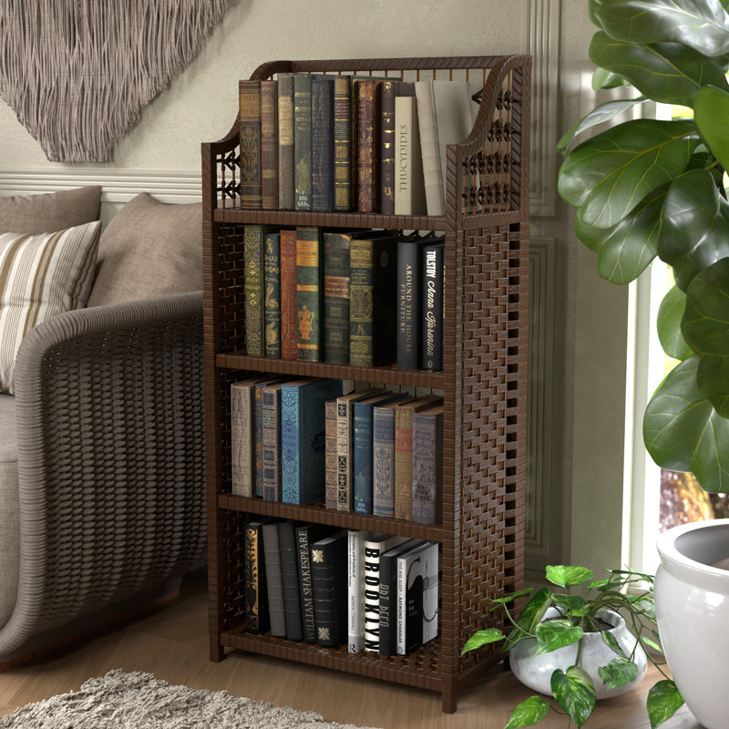 Johns Natural Fiber Shelves, Mocha, (4 Shelves) 44" H x 19.75" W x 10.25" D