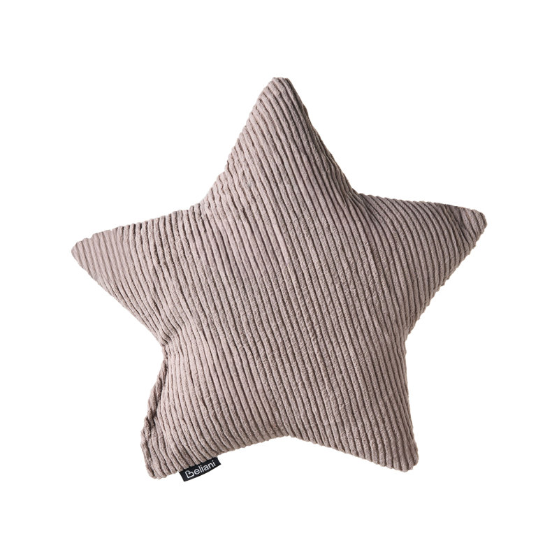 Novelty Cushion, White/Grey/Beige