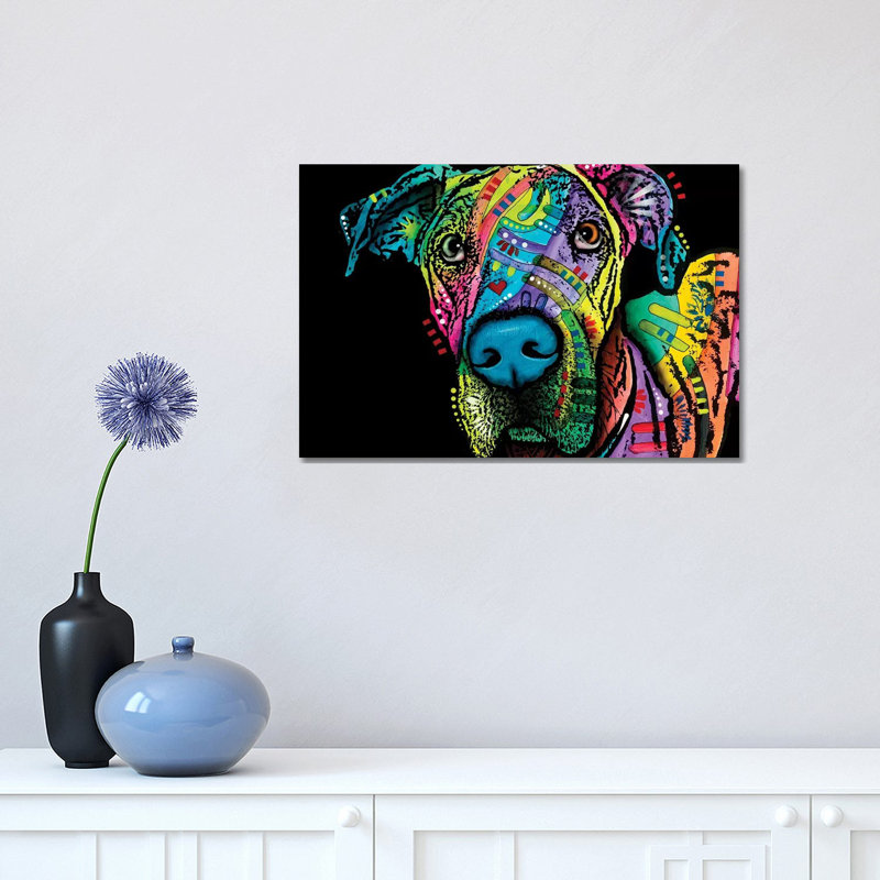 Indelible Dane by Dean Russo - Print on Canvas, 30.48cm H x 45.72cm W x 1.91cm D, Wrapped Canvas