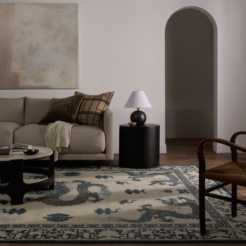 Jaipur Living Cobal Hand Knotted Area Rug ( 8'x10'), Rectangle 10' x 14'