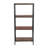 Saratoga Rustic Solid Wood and Metal 4 Shelf Open Storage Bookshelf-66136492