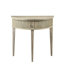 Table récupérée de 31 po - Porte cannelée et base en bois massif texturé