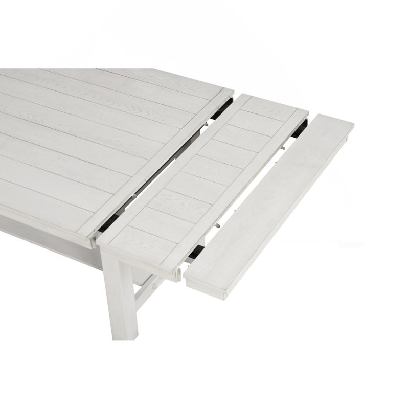 Table de salle à manger rustique en chêne blanc