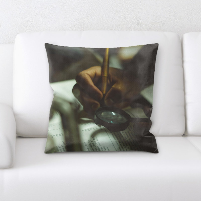 Microsuede Reversible Throw Pillow
