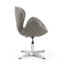Fauteuil ballon pivotant rembourré en laine Raspberry-51336375