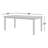 Ottie Rectangular Metal Extendable Outdoor Dining Table , 96'' in. W 40'' in. D-386009520