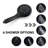 Classic High Pressure Single Handle 6-Spray Patterns Rain shower Head with Handheld Shower (Valve Included)-129589987