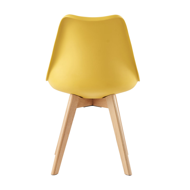 Croxley 116.84cm H Upholstered Side Chair, Yellow