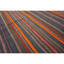 Tapis Kilim turc carré 213 x 213 cm (7'0" x 7'0") à tissage plat géométrique vintage des années 1950, aux couleurs vives et audacieuses.