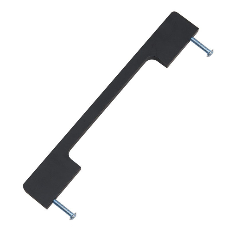 2Pcs Matte Black Furniture Handles, 160mm