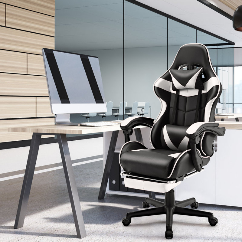 Fauteuil de jeu ergonomique pour adultes Soontrans, Blanc