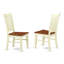 L'ensemble de table de salle à manger 5 pièces pour 4 personnes comprend une table de cuisine rectangulaire avec rallonge papillon et 4 chaises Dinette, babeurre et cerise-1564071759-1488108601