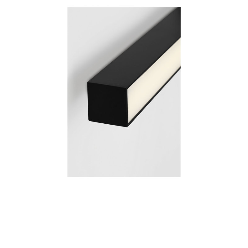 Meuble-lavabo à DEL, H 4,5 po x l 30 po x P 2,25 po, Nuit noire