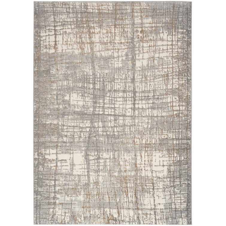 CK950-IVGRY Abstract Indoor Rug