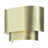 1 Light Brushed Nickel ADA Sconce With Brushed Nickel Metal Shade With Shiny White Inside-557963501