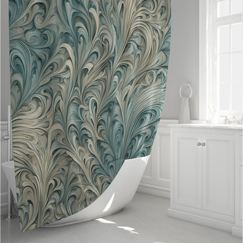 Rideau de douche Ellijay, L 70 po x L 72 po