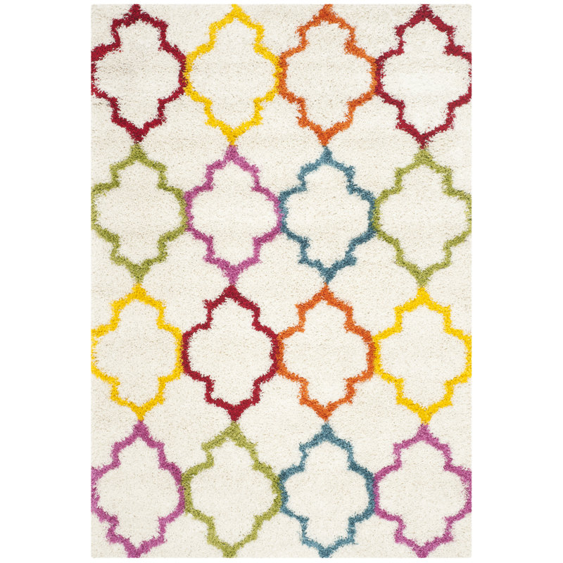 Lena Geometric Hand Woven Area Rug, Rectangle 122 x 183 cm