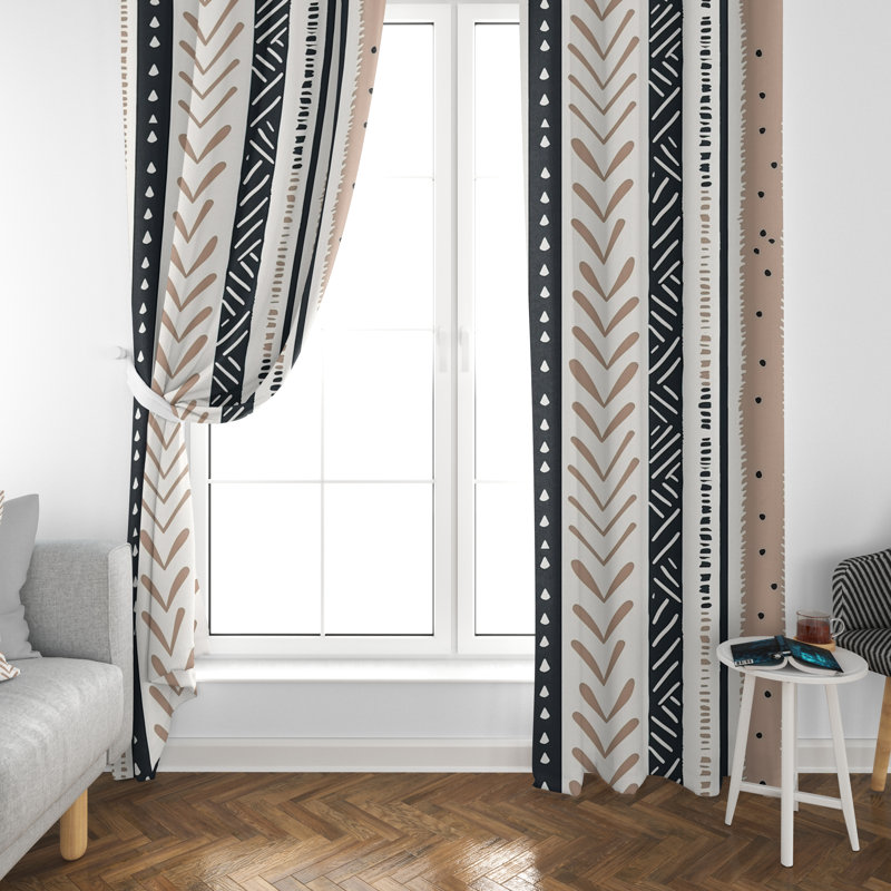 Room Darkening Curtain Pair, 40" W x 82" H