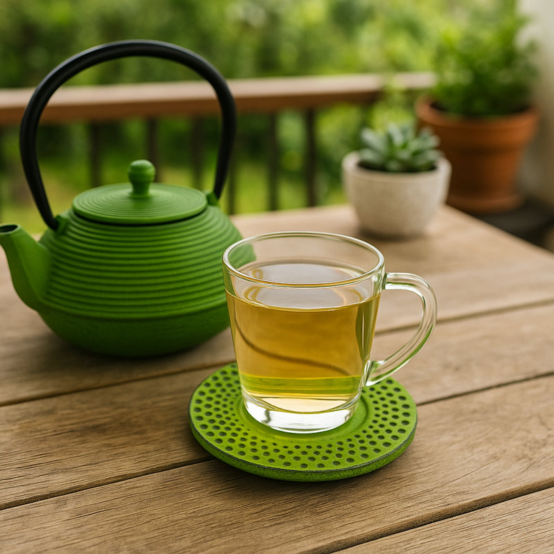 Extrait rond en fonte, Vert
