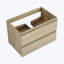 Ensemble de meuble-lavabo simple 29,5 po avec plateau en céramique Gromling-848651577