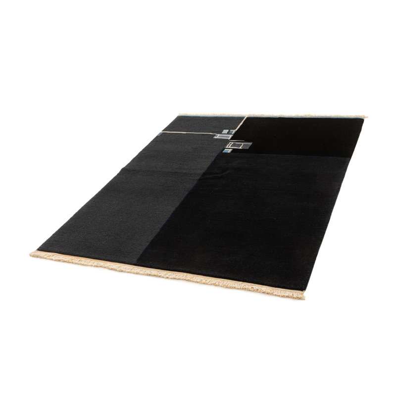 Tapis noir Josepha