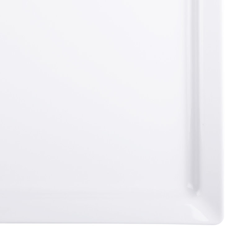 Elite Global Solutions Vogue Melamine Platter, 1.13" H x 20" W x 14" D
