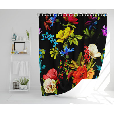 Hua Polyester Shower Curtain Set