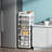 6-Drawer Rolling Storage Cabinet, Clear Plastic Organizer Cart with Wheels & Top Shelf