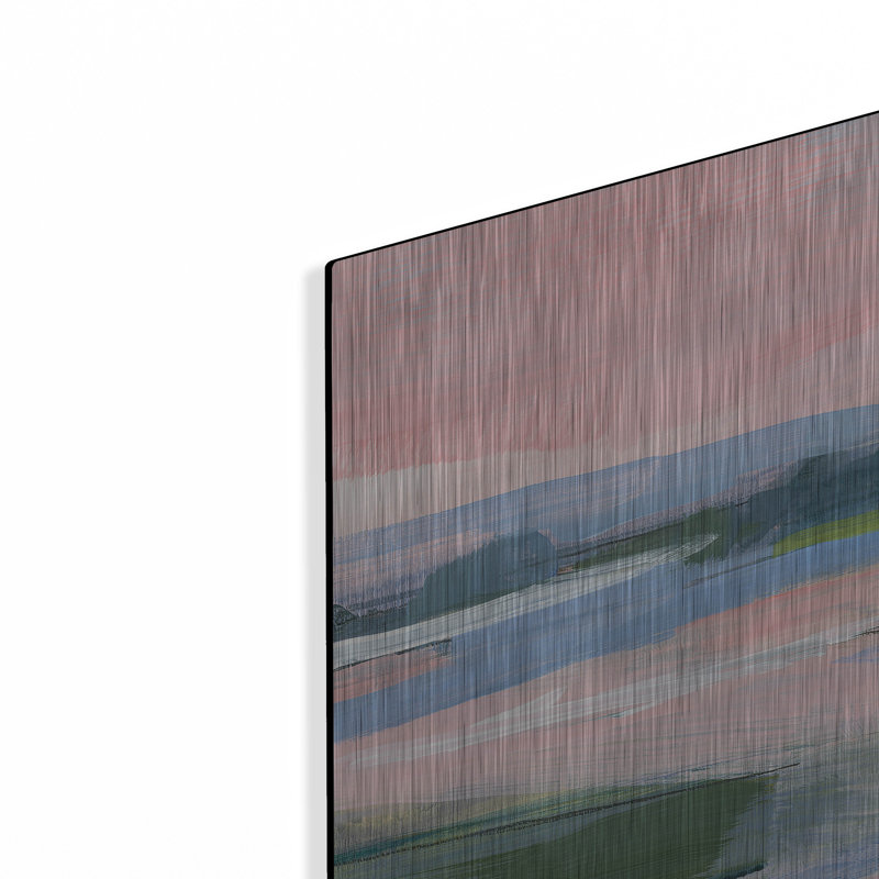  «Little Harbor View» par Kathleen Robbins, art mural en métal, 36 po x 36 po, H 36 po x l 36 po