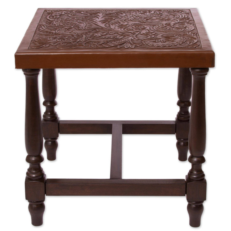Kealan Solid Wood End Table