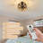 17.7 ''  Farmhouse Caged Ceiling Fan With Light Kit and Remote Control