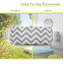 Coussin en coton à chevrons-1354899271