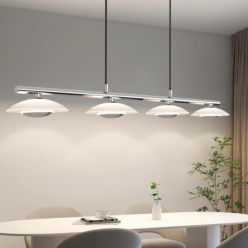 - Light Brushed Nickel LED Pendant
