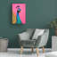 Bolognaise sur un beau paon sur toile-95428024