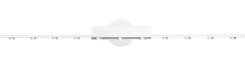 Zaakir Aluminum LED Wall Sconce, Matte White