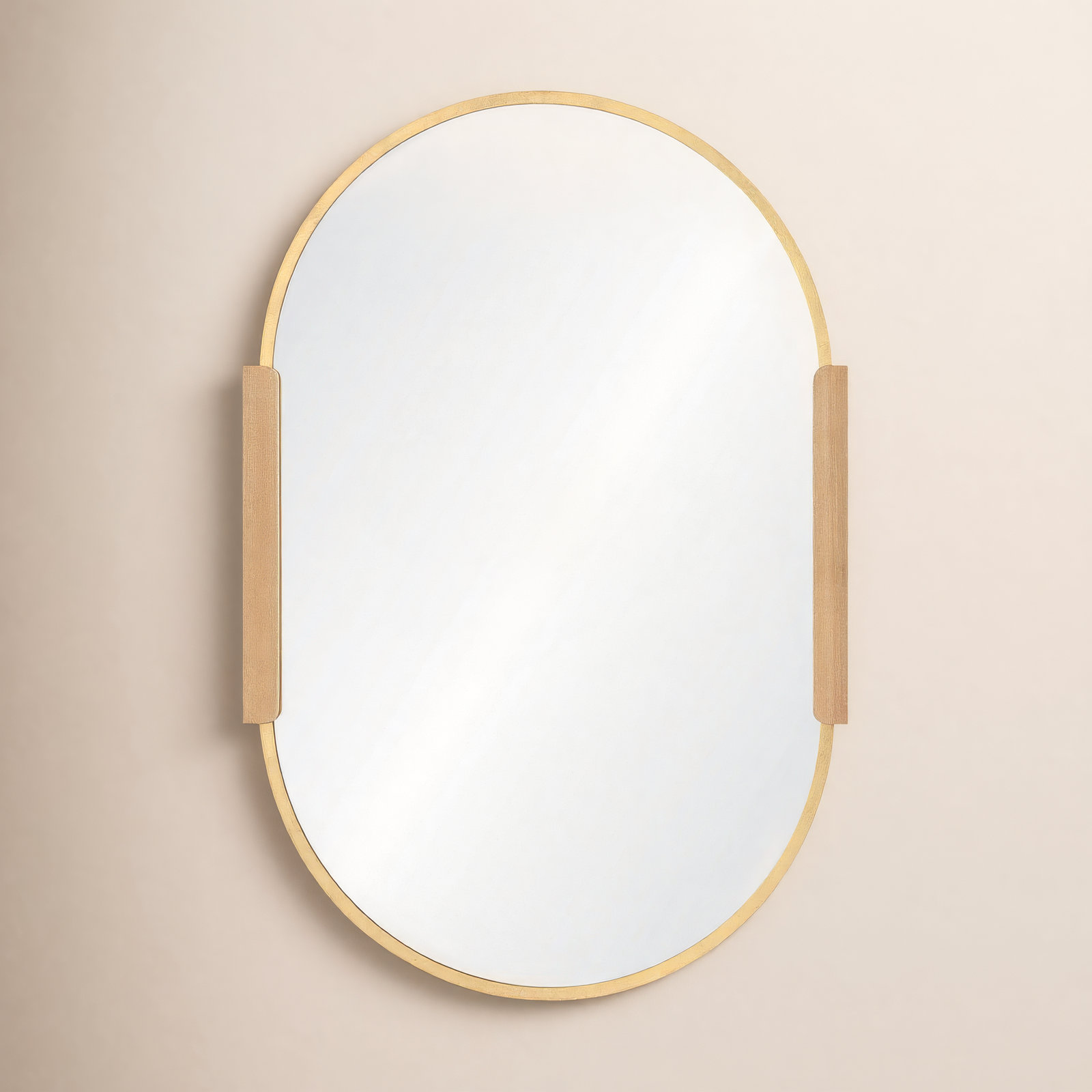 Alby Metal Oval Wall Mirror