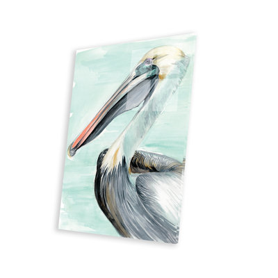 Turquoise Pelican II par Jennifer Paxton Parker - impression non encadrée