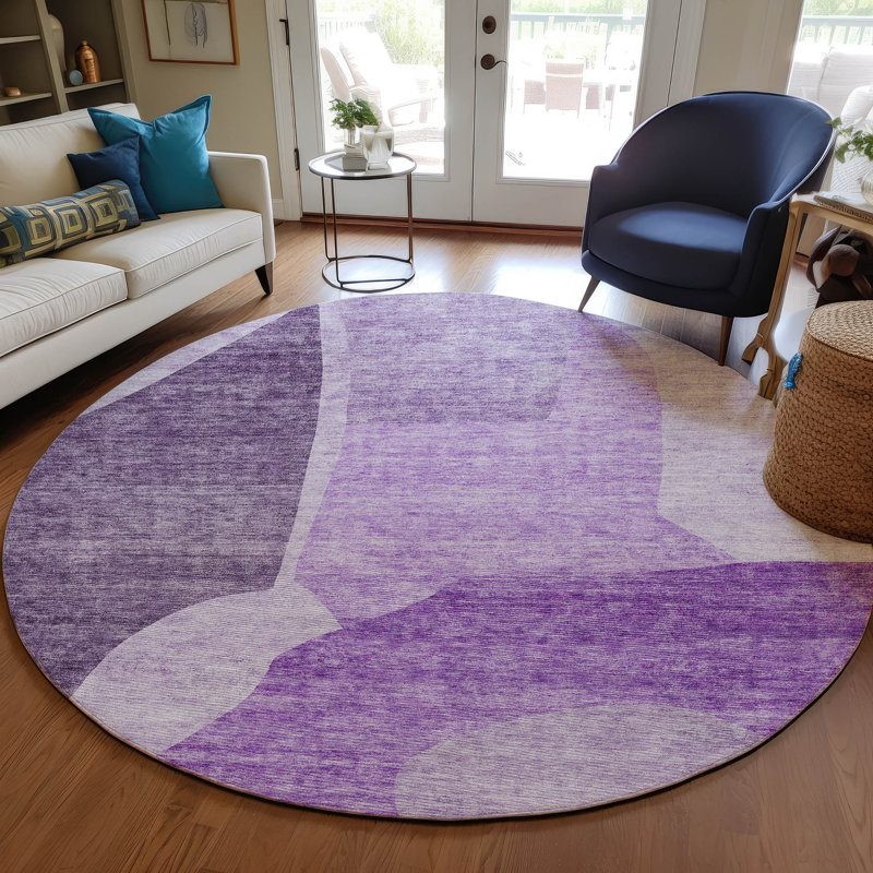 Tapis intérieur / extérieur Chengyu, Rond 8 pi