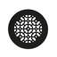 Grille ronde en fonte d'aluminium de 6 po Achtek (7 1/2 po au total) thermolaquée pour plancher-107244981-102352983
