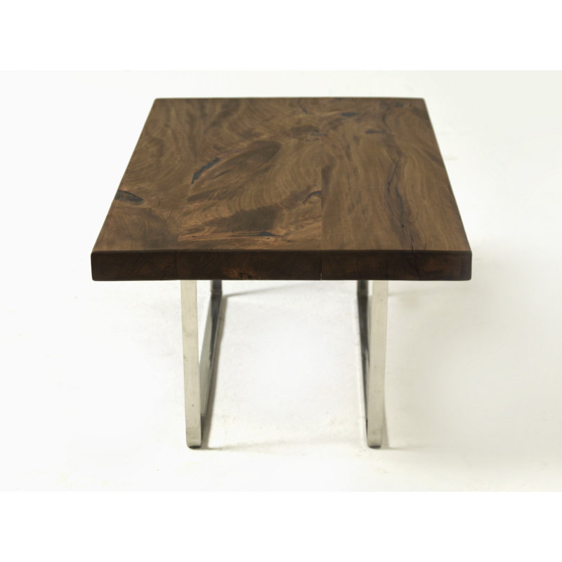 Herluf Solid Wood Sled Coffee Table