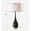 Lavdi Black Table Lamp