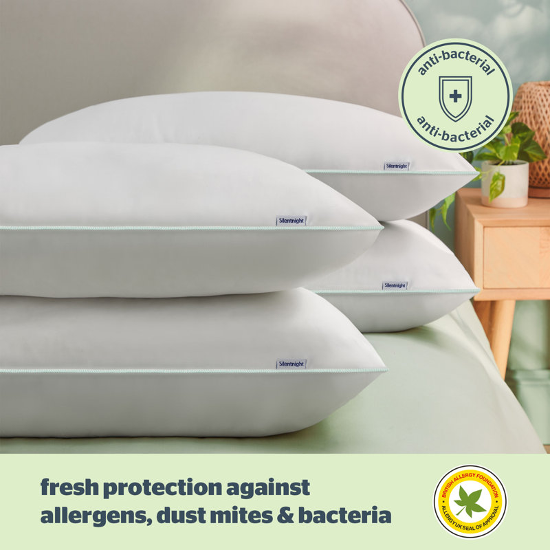Silentnight Luxury Finish Anti Allergy Soft Medium Pillows
