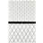 Trenza 1"x 7-7/8" Pencil Liner Wall Tile Trim in Nero