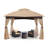 MASTERCANOPY Premium Steel Patio Gazebo with Mosquito Netting-70124941-93723301
