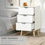 40cm W Particle Board Bedside Table