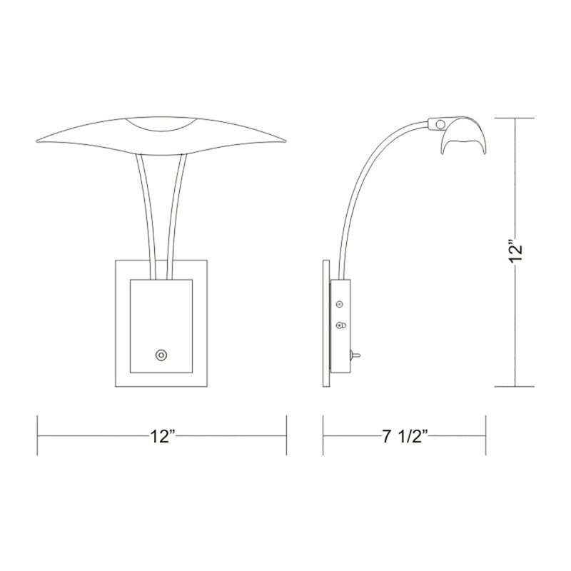 Raya 2-Light Armed Sconce