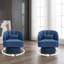 Upholstered Swivel Accent Chair-1111225192