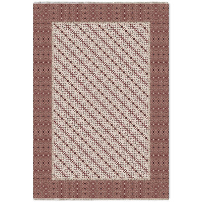 Tapis rectangulaire Wasiq avec envers antidérapant