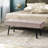 39.4" Corduroy Upholstered Bench-951263265