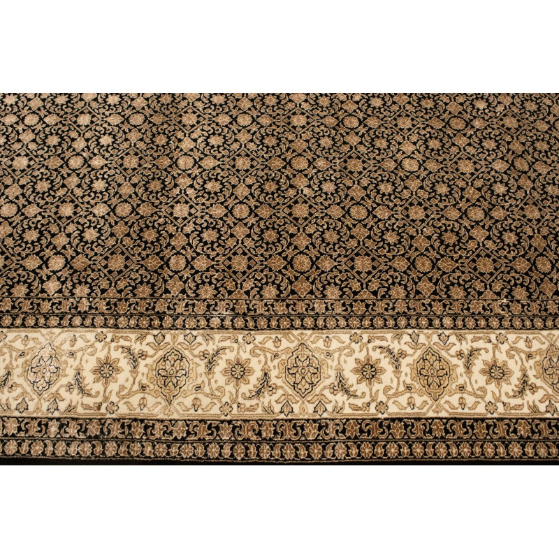 Tapis noir Herati 7 x 10